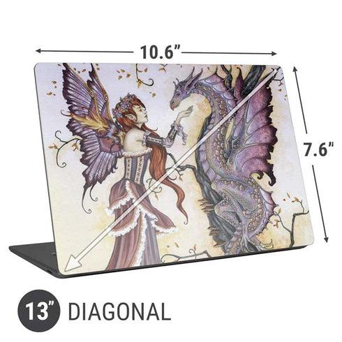 Amy Brown Dragon Charmer Fairy Universal Laptop 13in (10.6 x 7.6in) Skin